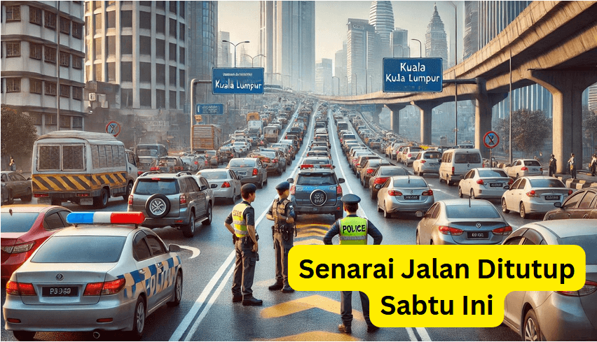Senarai jalan Ditutup Sempena Hari Pertabalan YDP Agong