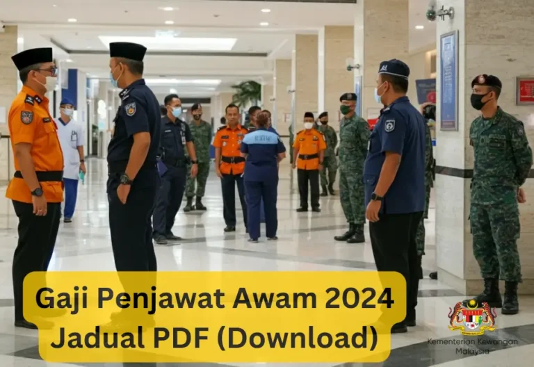 Gaji Penjawat Awam 2024 Jadual PDF Download