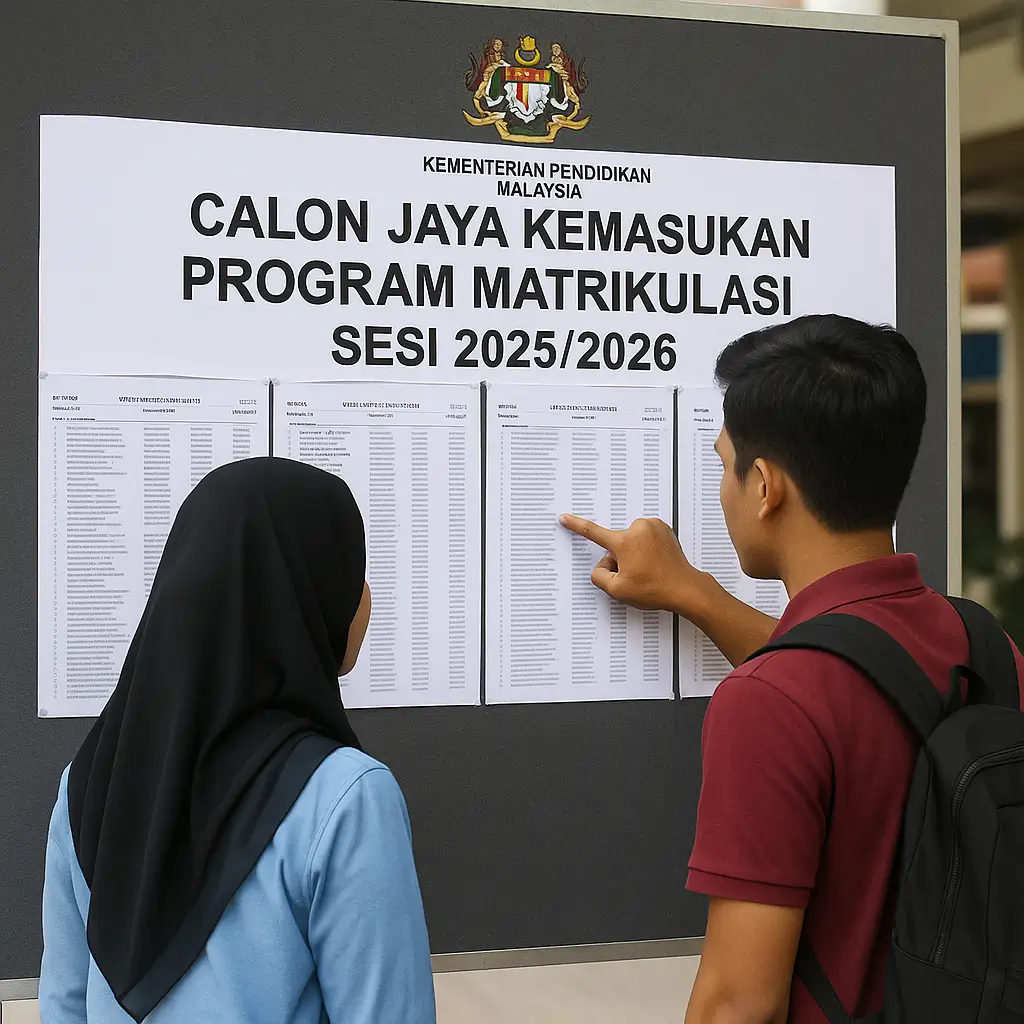 Semakan Keputusan Permohonan Matrikulasi Sesi 2025 / 2026